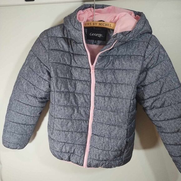 George pink gray bomb jacket - Picture 2 of 7